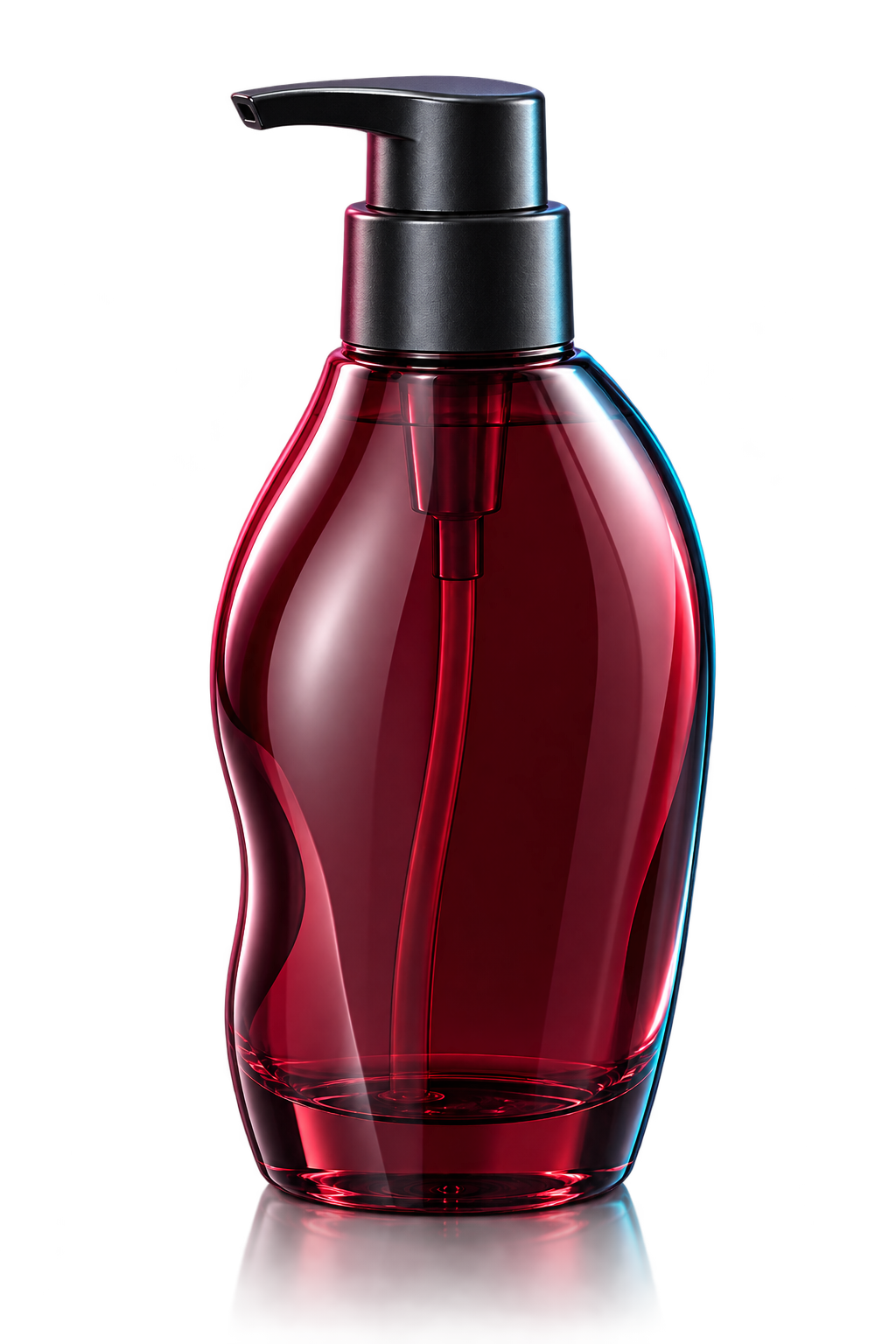 Envase cosmético premium de plástico translúcido ARQ